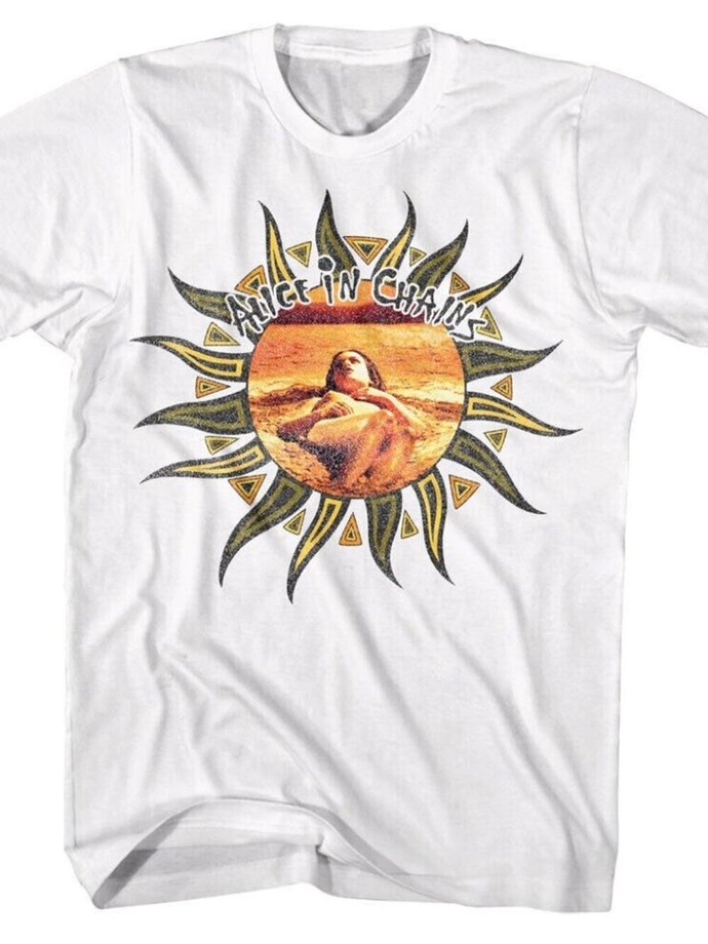 Alice In Chains Sun Dirt T Shirt Vintage Alt Rock Metal Album Concert